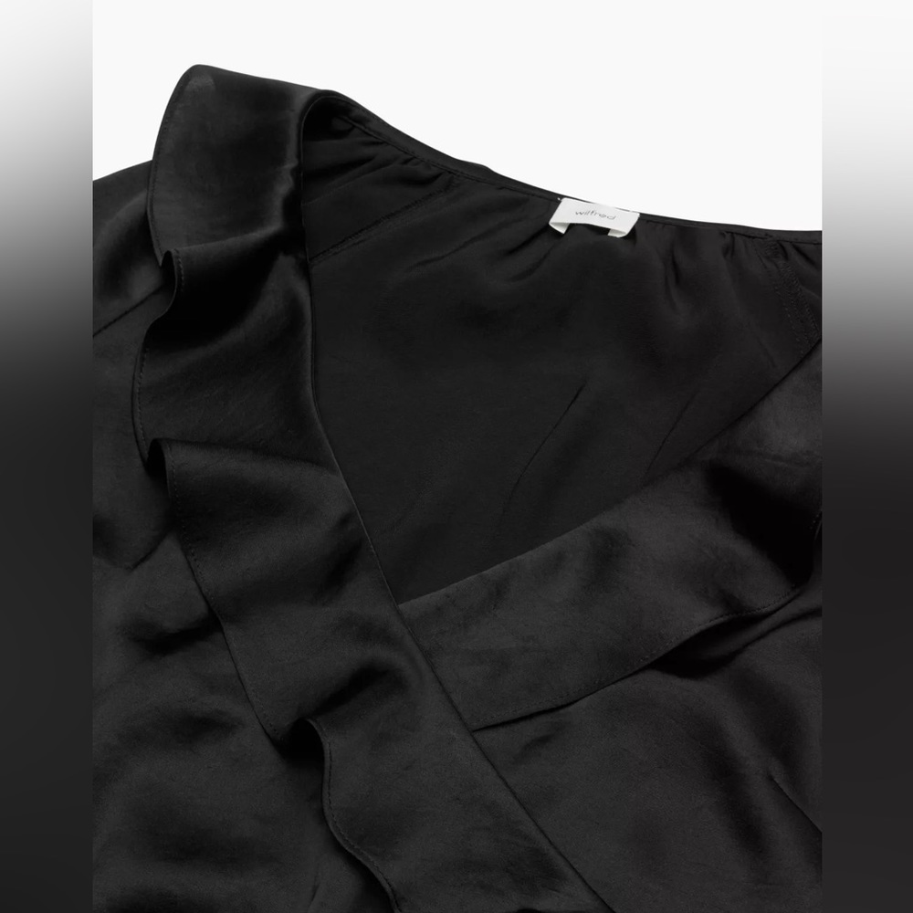 Wilfred Black Ruffle Blouse - Picture 4 of 7